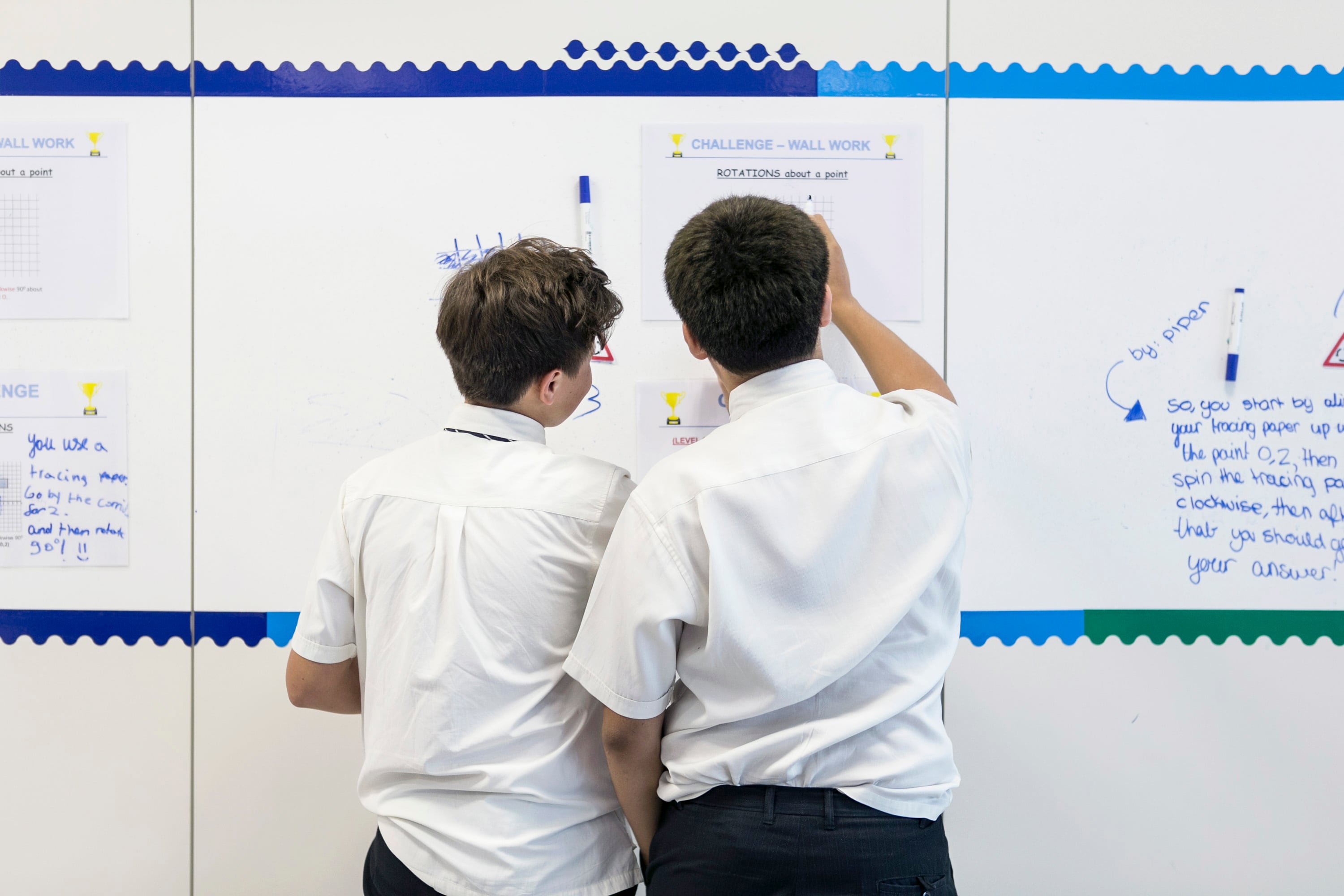 Suluk, the Arabic word for behaviour, is commonly used in education to describe how pupils conduct themselves at school. Reem Mohammed / The National