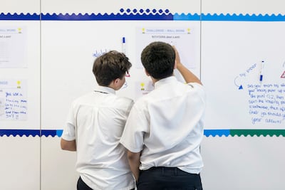 Suluk, the Arabic word for behaviour, is commonly used in education to describe how pupils conduct themselves at school. Reem Mohammed / The National