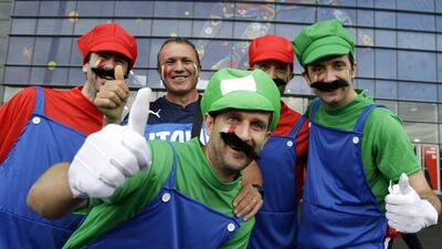 Italian fans arrive at the stadium for the Uefa Euro 2016 group E preliminary round match between Belgium and Italy at Stade de Lyon in Lyon, France, 13 June 2016. Mast Irham / EPA