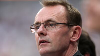 Comedian Sean Lock watches the evening session on day 6 of the London 2012 Paralympic Games at Olympic Stadium on September 4, 2012 in London, England.