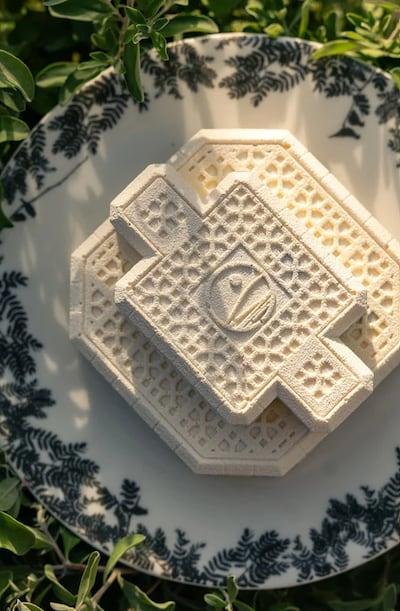 A dessert at Emirati restaurant Gerbou shot by photographer John Marsland
