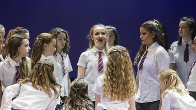 Dress rehearsal for the performance of DPA Performs by the Dubai Performing Arts Academy at the Madinat Theatre in Dubai. Duncan Chard for the National