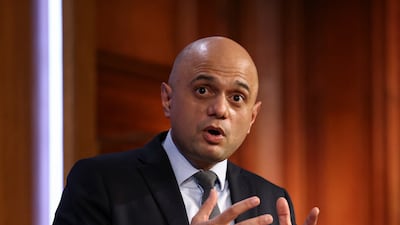 British Health Secretary Sajid Javid compared Covid-19 to the flu and said the virus could be around forever. PA