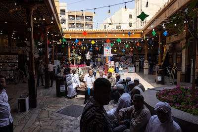 Everyday life and trading carries on in the old town of Dubai despite the regional war. Antonie Robertson / The National