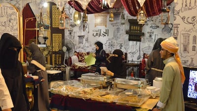 The area of Al Balad in Jeddah is usually bustling during Eid Al Fitr but has been quiet this year. The Saudi authorities announced a 24-hour curfew would go into effect on May 23. Stringer for The National