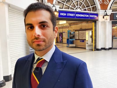 Ali Nazary head of Afghanistan’s National Resistance Front in London. Thomas Harding / The National