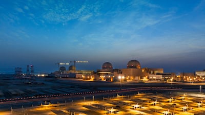 The Barakah Nuclear Energy Plant in Abu Dhabi was targeted by drones launched from Iraqi territory. AFP