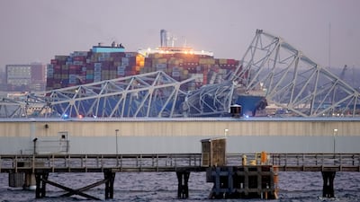 A number of workers were carrying out repairs when the Dali hit the bridge. Bloomberg