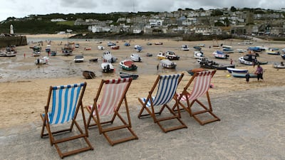 The harbour at St Ives, Cornwall. PA