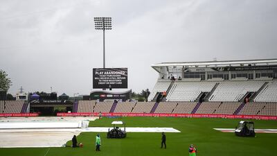 Rain washed out Day 4 of the World Test Championship Final between India and New Zealand at the Ageas Bowl in Southampton. Getty