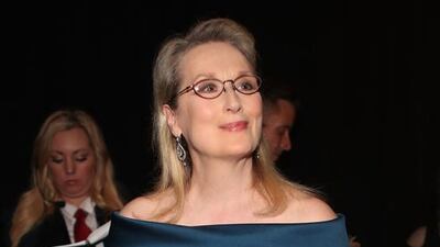 2017: Meryl Streep wears Elie Saab to the Academy Awards on February 26, 2017 in Hollywood. Getty Images