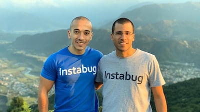Instabug founders Moataz Soliman and Omar Gabr raised $5 million in Series A funding in May. Courtesy Instabug