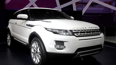 A Range Rover Evoque. Jaguar Land Rover's profits have tumbled. Jacky Naegelen / Reuters