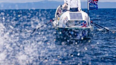 The 4,500km crossing is described as the world’s toughest rowing challenge. Photo: Brothers 'n Oars