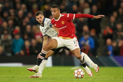 Mason Greenwood scored 35 goals in 129 matches for Manchester United, with his last appearance coming on January 22, 2022. AP