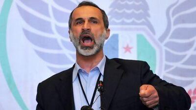 Moaz Al Khatib: "The bottom line is that Al Qaeda ideology doesn't suit us, and rebels in Syria have to take a clear stance about this."