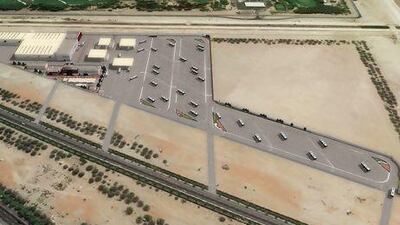 An artist's impression of how the new bus depot in Khalifa City A will look. Courtesy Abu Dhabi Executive Council