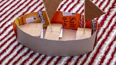 Adnoc's Stem@Home programme, included a "Marine Engineering" theme which taught the children topics like buoyancy through practical projects. Victor Besa /The National