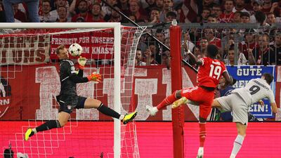 BAYERN MUNICH RATINGS: Manuel Neuer 6 – Made some good saves but had a moment of fear after gifting the ball to Lewandowski after 13 minutes. Getty Images