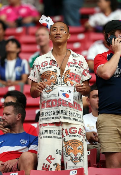 The South Korean tigers shone bright during the match against Czechia. Reuters