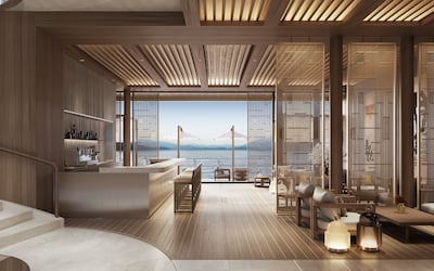 A rendering of Aman At Sea luxury yacht Amangati. Photo: Sinot / Aman