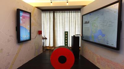 Michael Valvo, manager of communications at Google, said the intention wasn’t to show a home of the future, as much as to improve on today’s homes. Jeffrey E Biteng / The National