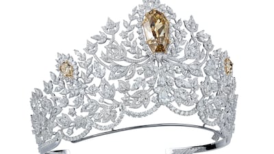 The Miss Universe Power of Unity crown is valued at between $4 million and $5 million. Photo: Mouawad