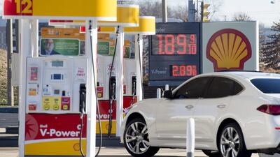 A Shell fuel station in Woodbridge, Virginia. Oil prices remain low amid market volatility. AFP