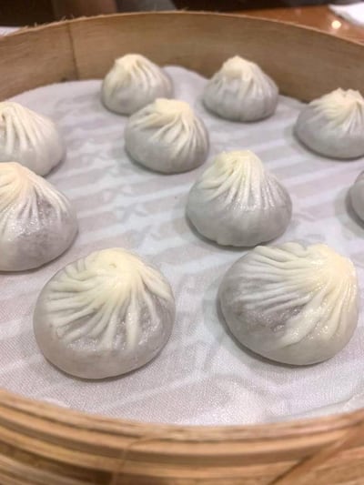 Xiao long bao at Din Tai Fung, Taipei 101