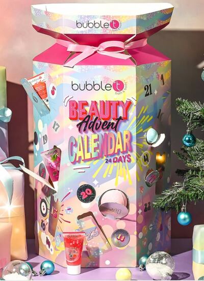 A budget-friendly Advent calendar for those who don't like to leave the tub. Photo: Bubble T