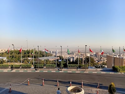 A view of Iran's large, bustling capital during the Tehran Dialogue Forum. Lizzie Porter / The National
