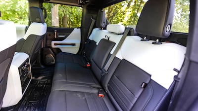 The Hummer EV is expected to be available in the UAE in early 2023, for an estimated price of about Dh500,000. Photo: Jeffrey Sauger for General Motors