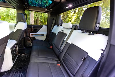 The Hummer EV is expected to be available in the UAE in early 2023, for an estimated price of Dh500,000. Photo: Jeffrey Sauger for General Motors