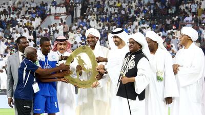 Sudanese Super Cup match between Al Hilal and Al Merrikh at Al Jazira's Mohammed bin Zayed stadium on November 2.