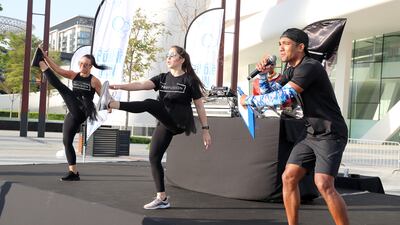 A warm up session was conducted before the run