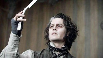 Johnny Depp stars in the title role of Sweeney Todd: The Demon Barber of Fleet Street. Courtesy DreamWorks