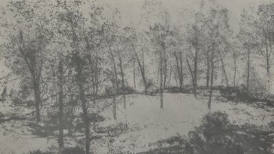 Al Bahar's 'Forest Fire I' (2022).