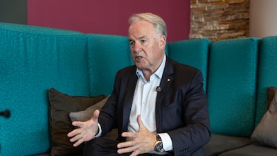 Etihad's former chief executive James Hogan is bullish about the use of technology in the aviation sector. Antonie Robertson / The National