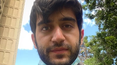 Sharif Safi was one of 35 Afghans awarded a Chevening scholarship this year. He made it out of Afghanistan on a French evacuation flight but is deeply worried for his parents and siblings still in Kabul. Sharif Safi / Twitter