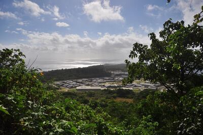 The Christmas Island Detention Centre, where Boochani's boat from Indonesia came ashore. Getty.