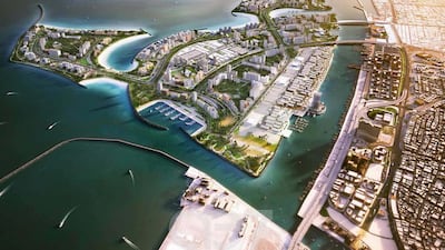 A rendering of the Deira Islands masterplan. Courtesy Nakheel