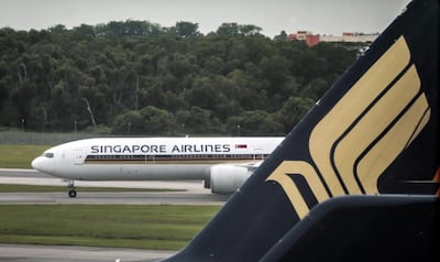 Singapore Airlines flights to Dubai remain suspended until October 24. EPA