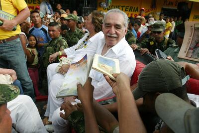 Colombian author Gabriel Garcia Marquez, pictured in 2007, won the Nobel Prize in Literature in 1982. AFP
