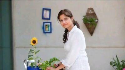 Shumaila Ahmed is the woman behind the Dubai Veg Growers blog. Jaime Puebla / The National