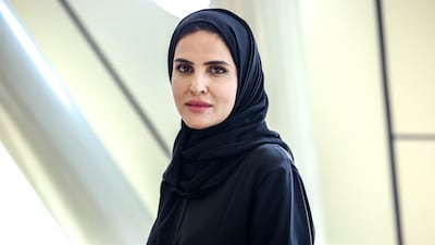 Alia Al Mazrouei, Minister of State for Entrepreneurship, spoke to The National. Victor Besa / The National