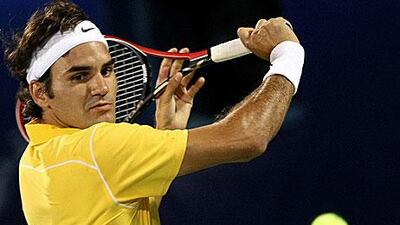Roger Federer took little time in beating Somdev Devvarman 6-3, 6-3 at the Aviation Club yesterday.