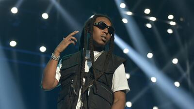 Takeoff was shot in a bowling alley in Houston, Texas. AP Photo