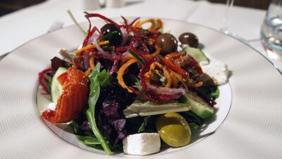 The food is plated on the finest bone china and delivered by silver service by Etihad's crew. Courtesy Jonny Clark