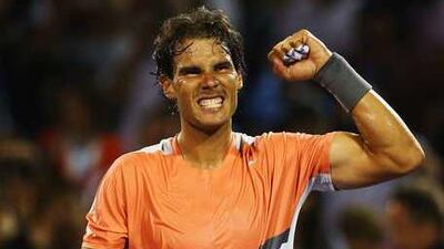 Rafael Nadal beat Lleyton Hewitt 6-1, 6-3 on Saturday. Al Bello /Getty Images / AFP / March 22, 2014