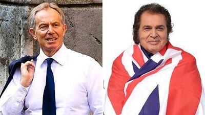 What's the difference between Tony Blair and Engelbert Humperdinck? Kerim Okten / EPA; Joerg Carstensen / EPA
